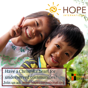 Hope International | Drive out Poverty |